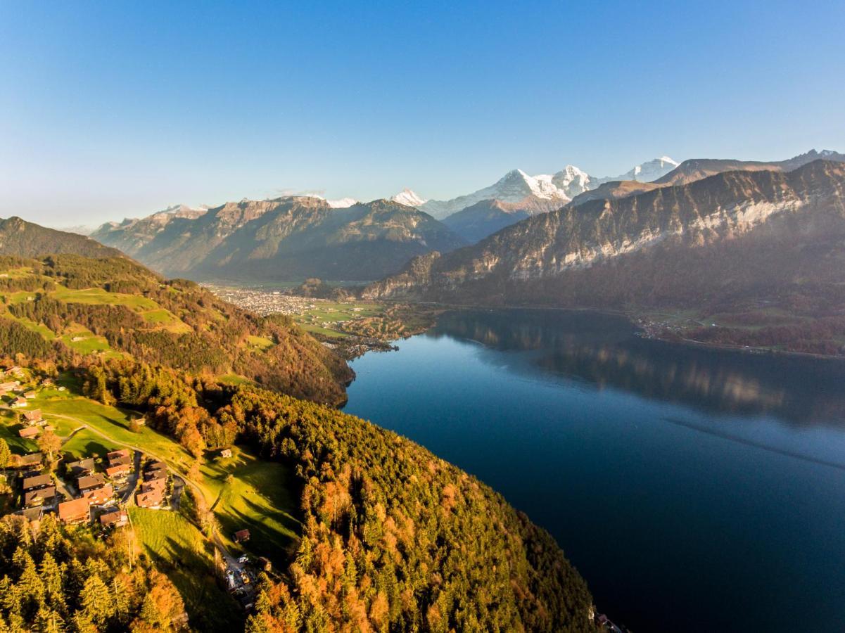 Apartment Enzian Mit Mitbenutzung Spa & Wellness - Griwa Rent Ag Beatenberg Kültér fotó